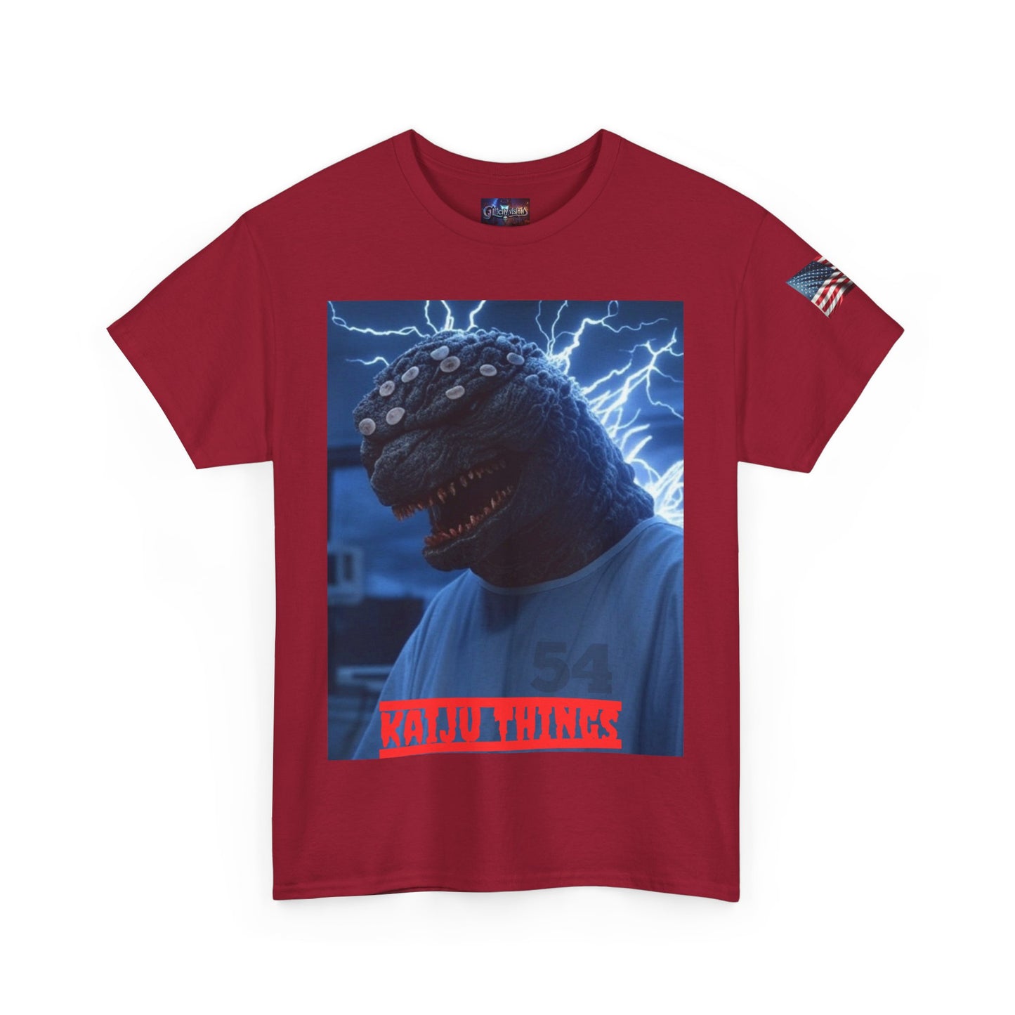 Kaiju Things Tee: Upside Down Monster Island, Godzilla Sci-Fi Shirt