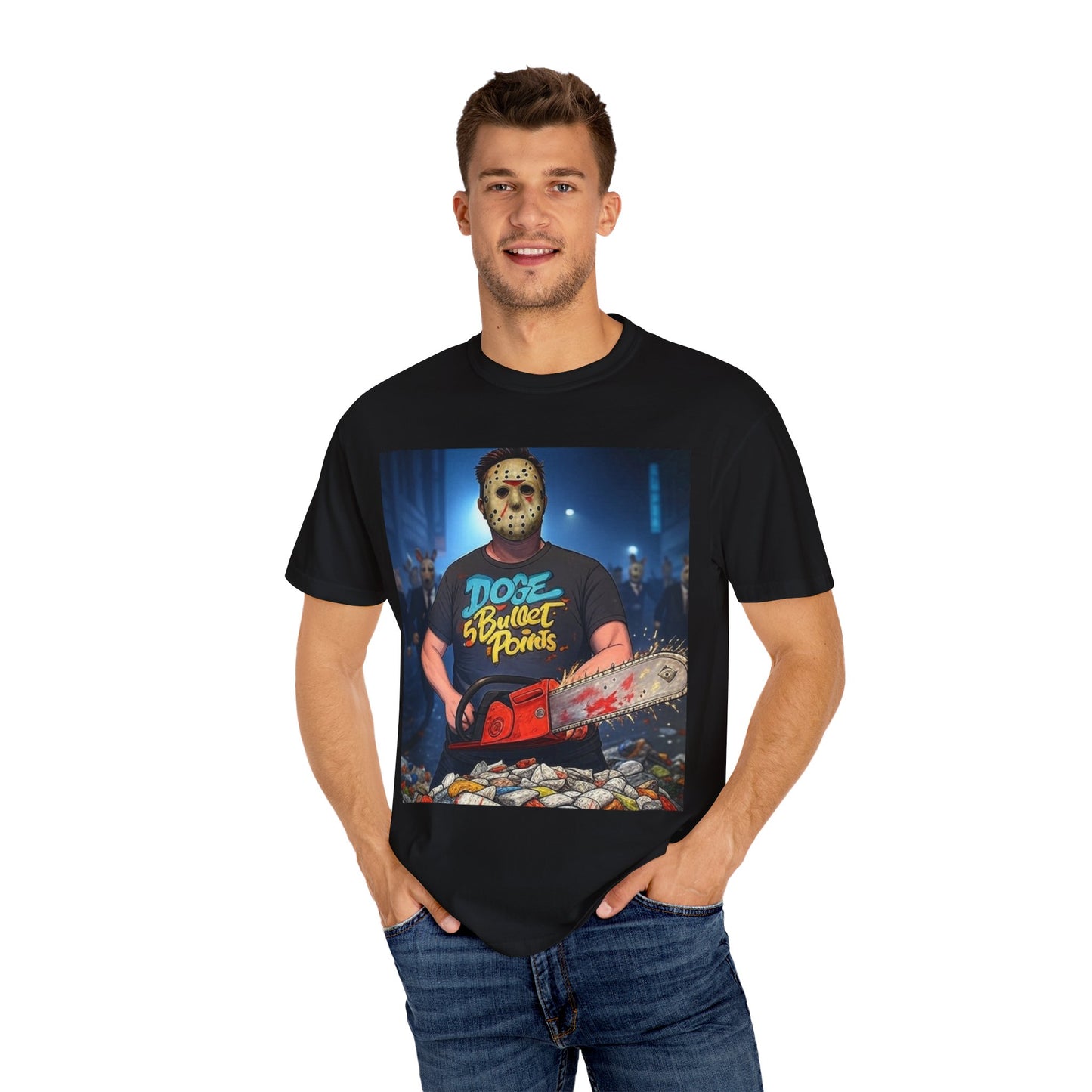 Political Doge Unisex T-shirt, Elon Musk Chainsaw Funny Email Satire Tee, Gift for Humor Lovers