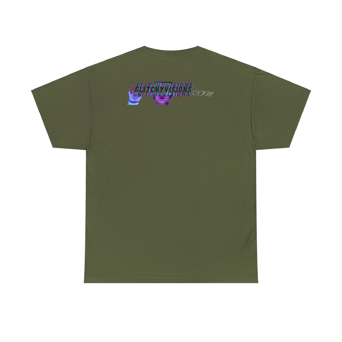 Moss Goddess in the Serene Wilds: Breathe Deep within the Tranquil Embrace of Predatory Greenery Unisex Heavy Cotton Tee