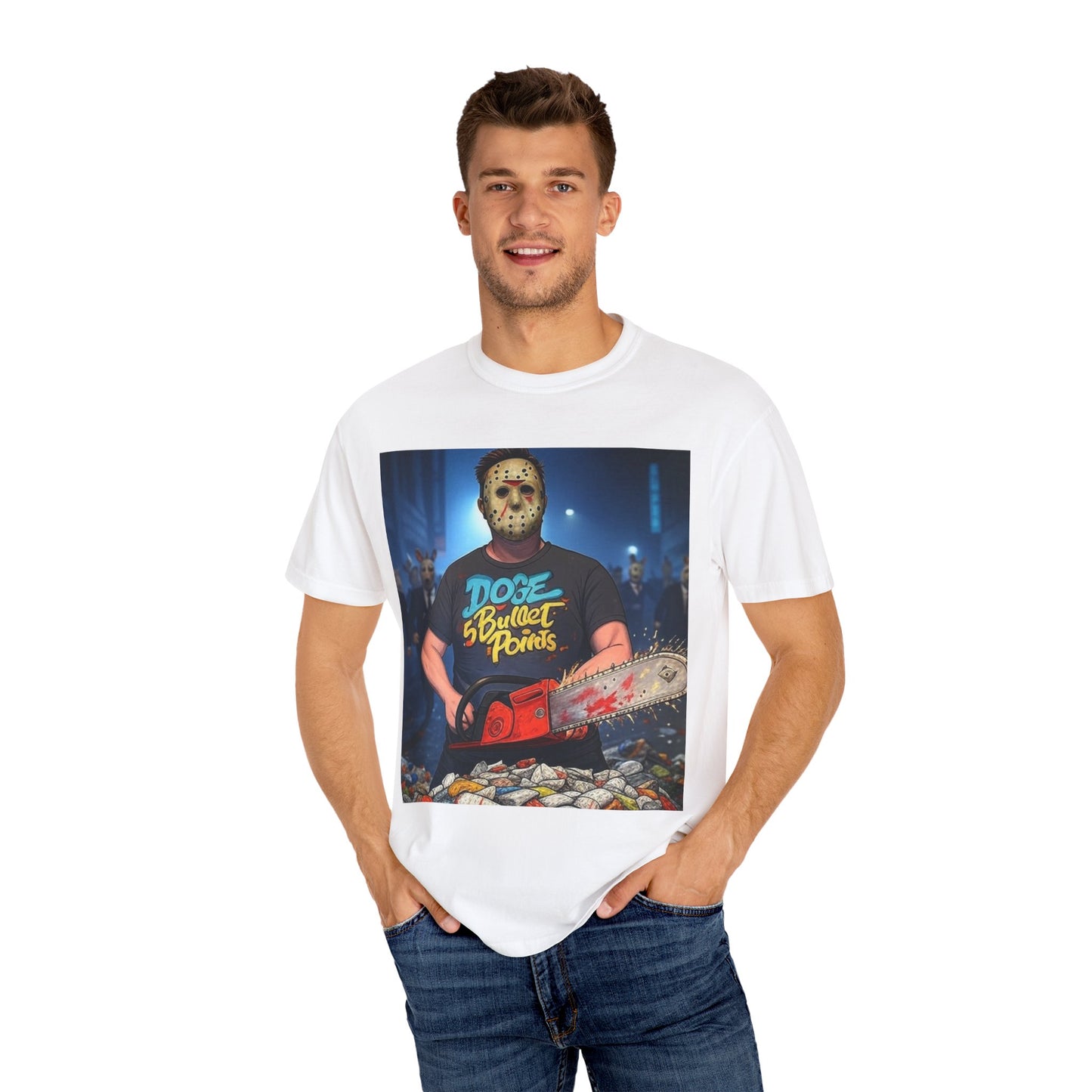 Political Doge Unisex T-shirt, Elon Musk Chainsaw Funny Email Satire Tee, Gift for Humor Lovers