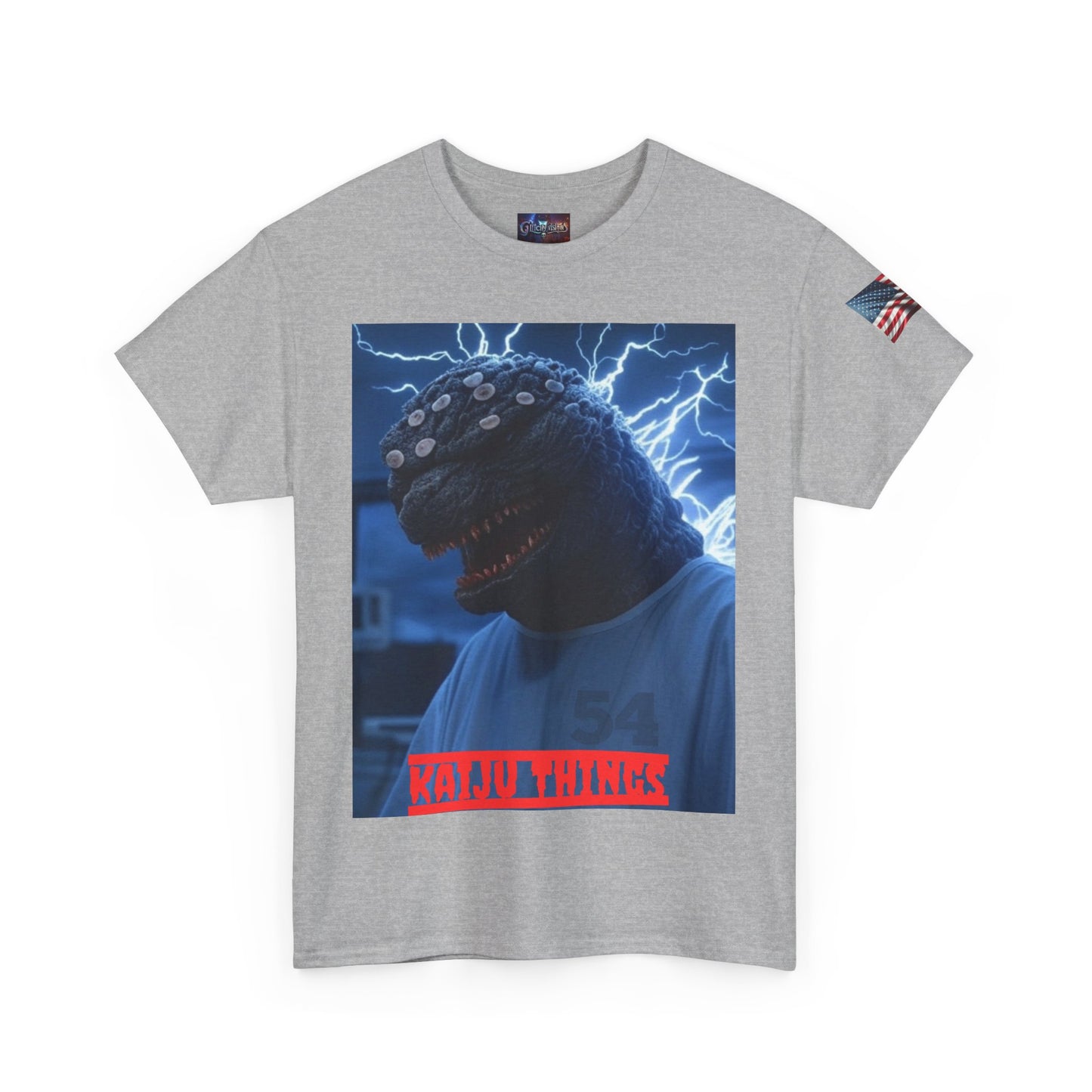 Kaiju Things Tee: Upside Down Monster Island, Godzilla Sci-Fi Shirt