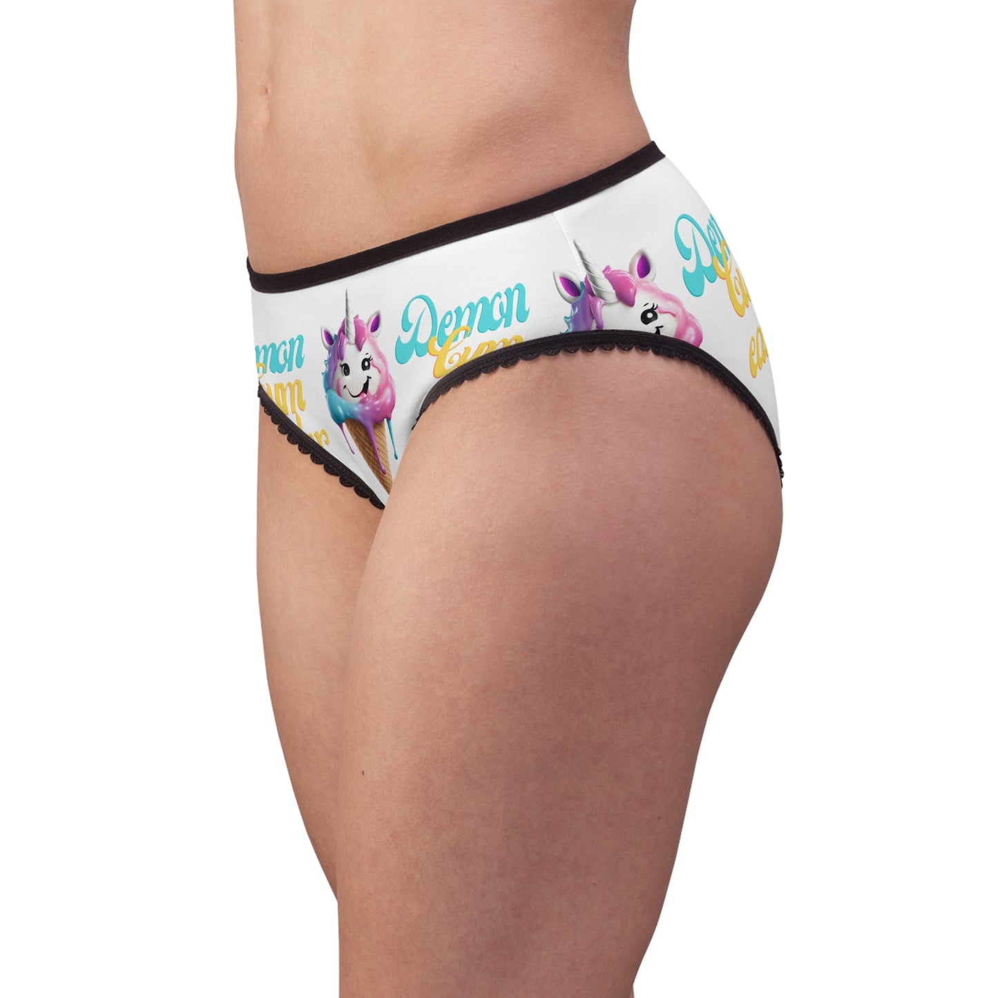 Women's Demon Cum Eater Briefs (AOP)