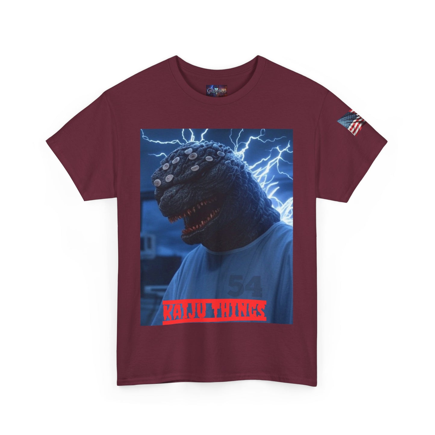 Kaiju Things Tee: Upside Down Monster Island, Godzilla Sci-Fi Shirt