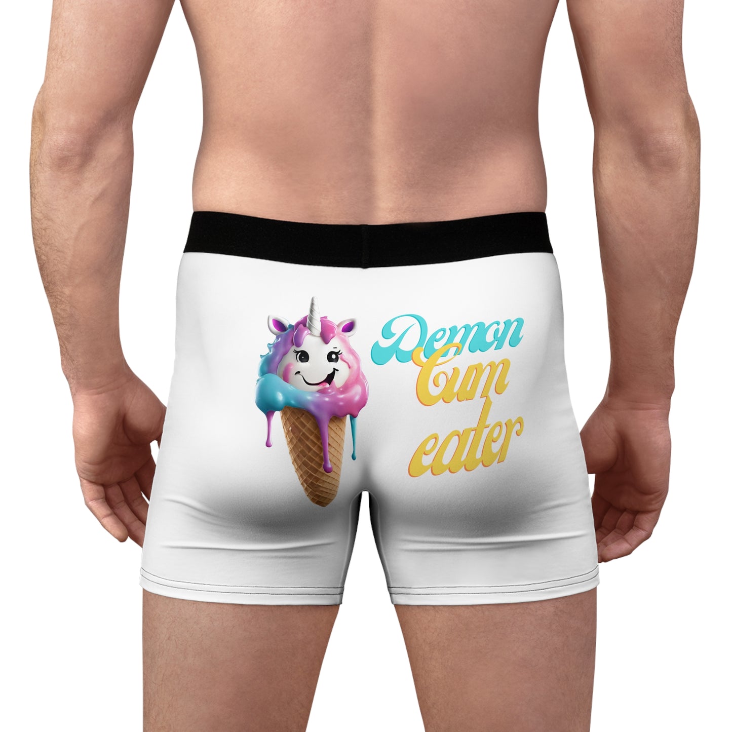 Demon cum eater, unicorn boxer brief