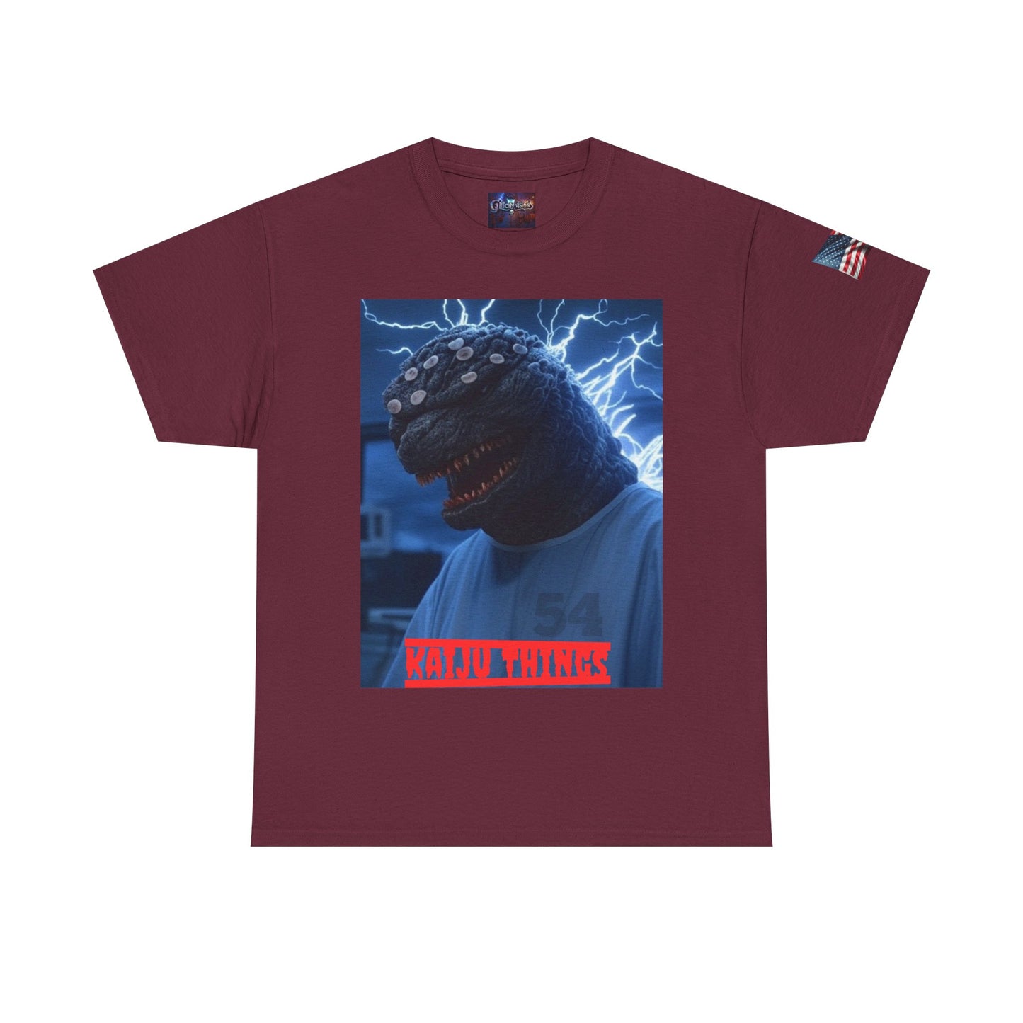 Kaiju Things Tee: Upside Down Monster Island, Godzilla Sci-Fi Shirt