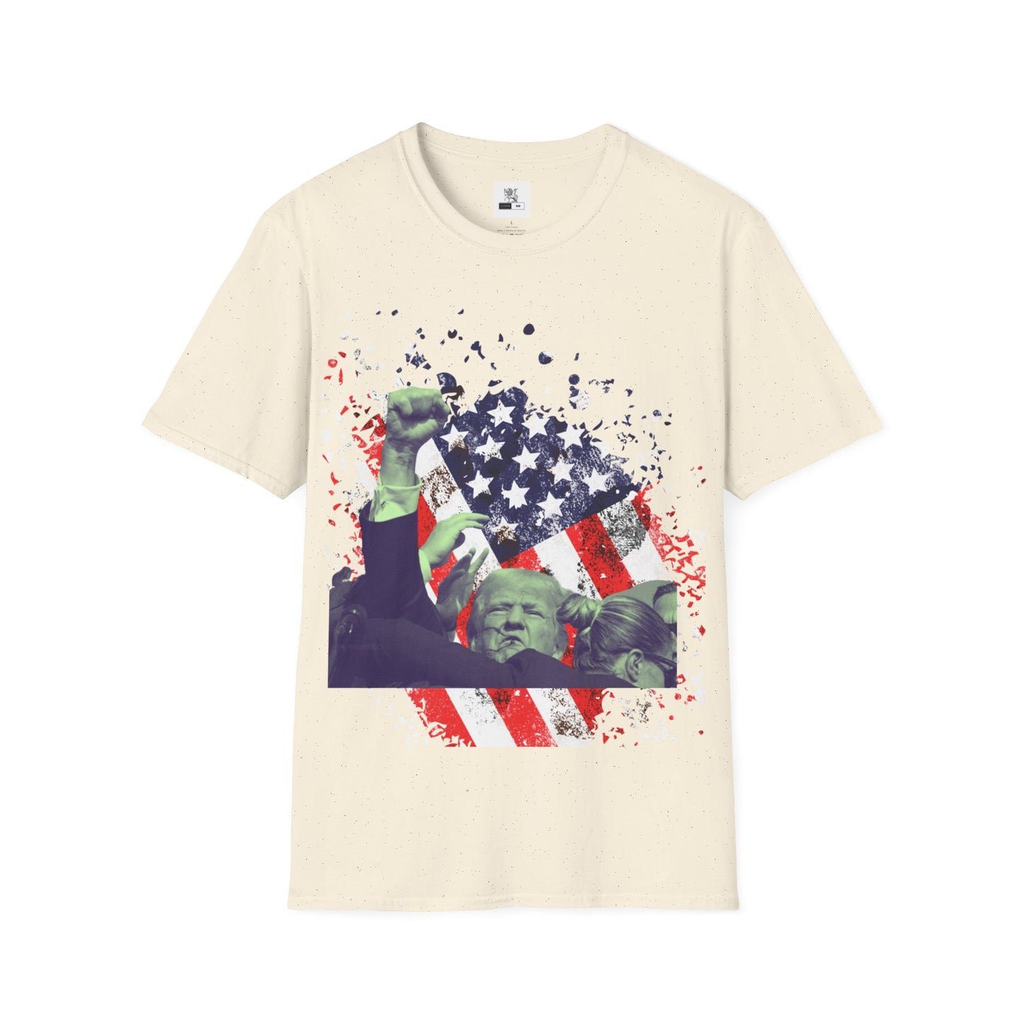 Trump FIGHT Trump 2024 DEFIANT t-shirt Donald Trump supporter Republican Political party T-shirt POTUS T-shirt Vote 45-47 Shirt Unisex Softstyle T-Shirt