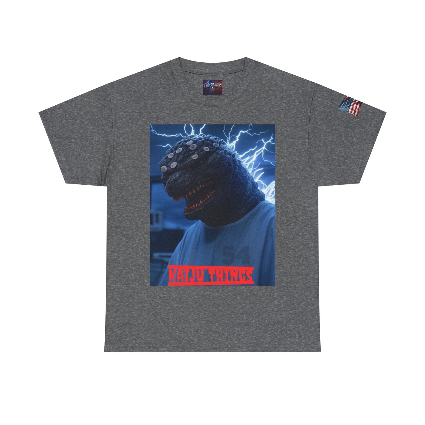Kaiju Things Tee: Upside Down Monster Island, Godzilla Sci-Fi Shirt