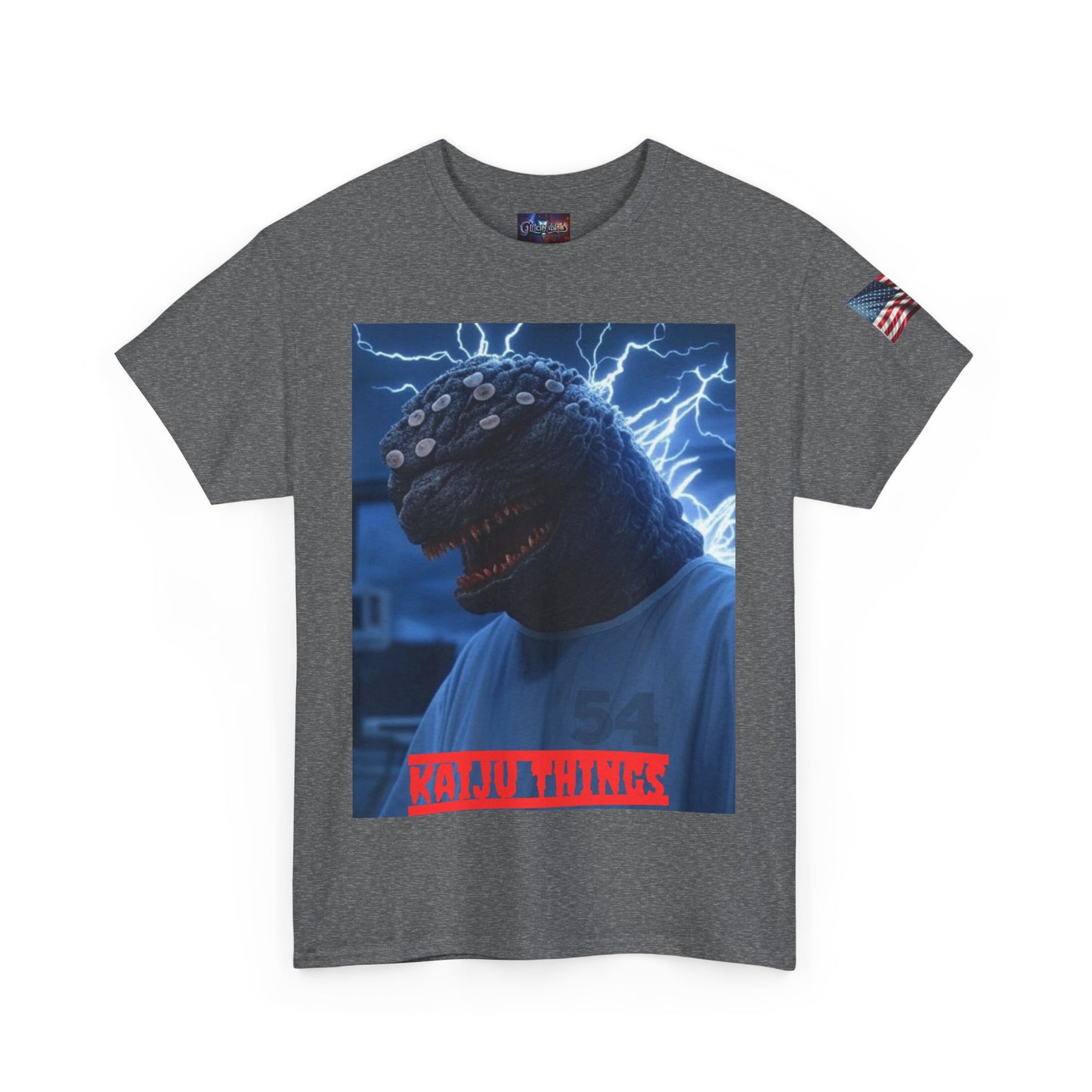 Kaiju Things Tee: Upside Down Monster Island, Godzilla Sci-Fi Shirt