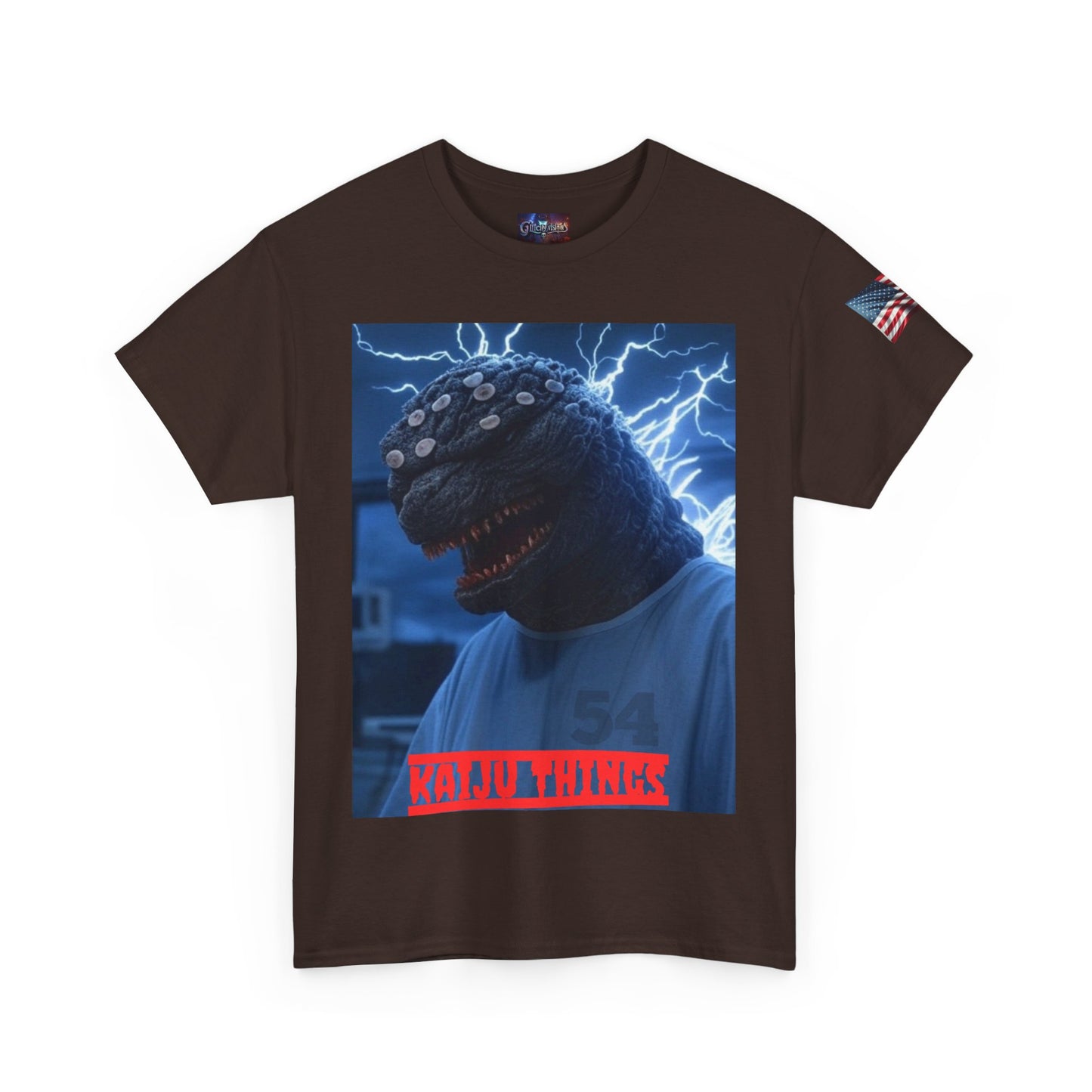 Kaiju Things Tee: Upside Down Monster Island, Godzilla Sci-Fi Shirt