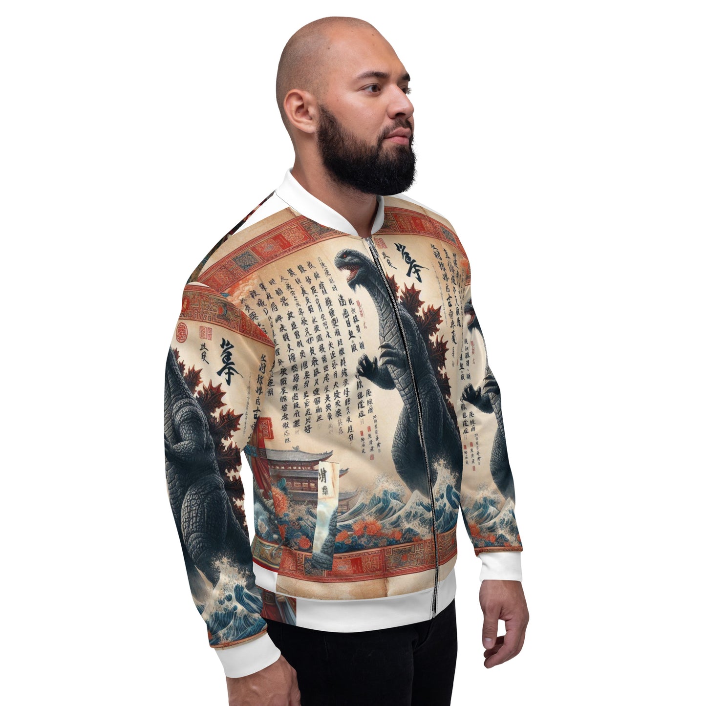Godzilla Bomber jacket all over print