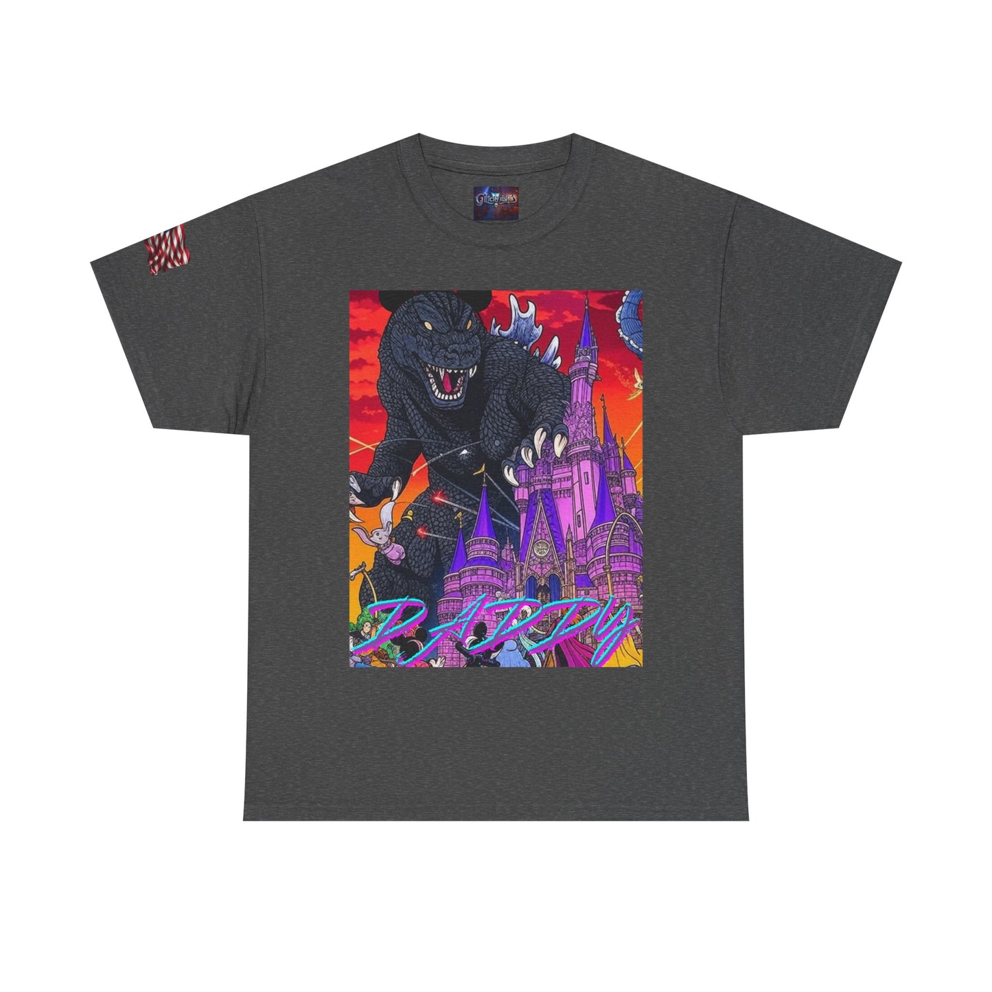 Retro Godzilla Unisex Tee, Vintage Monster Shirt, Magical Kingdom Tshirt, Cool Japanese Kaiju Top, Godzilla Lover Gift