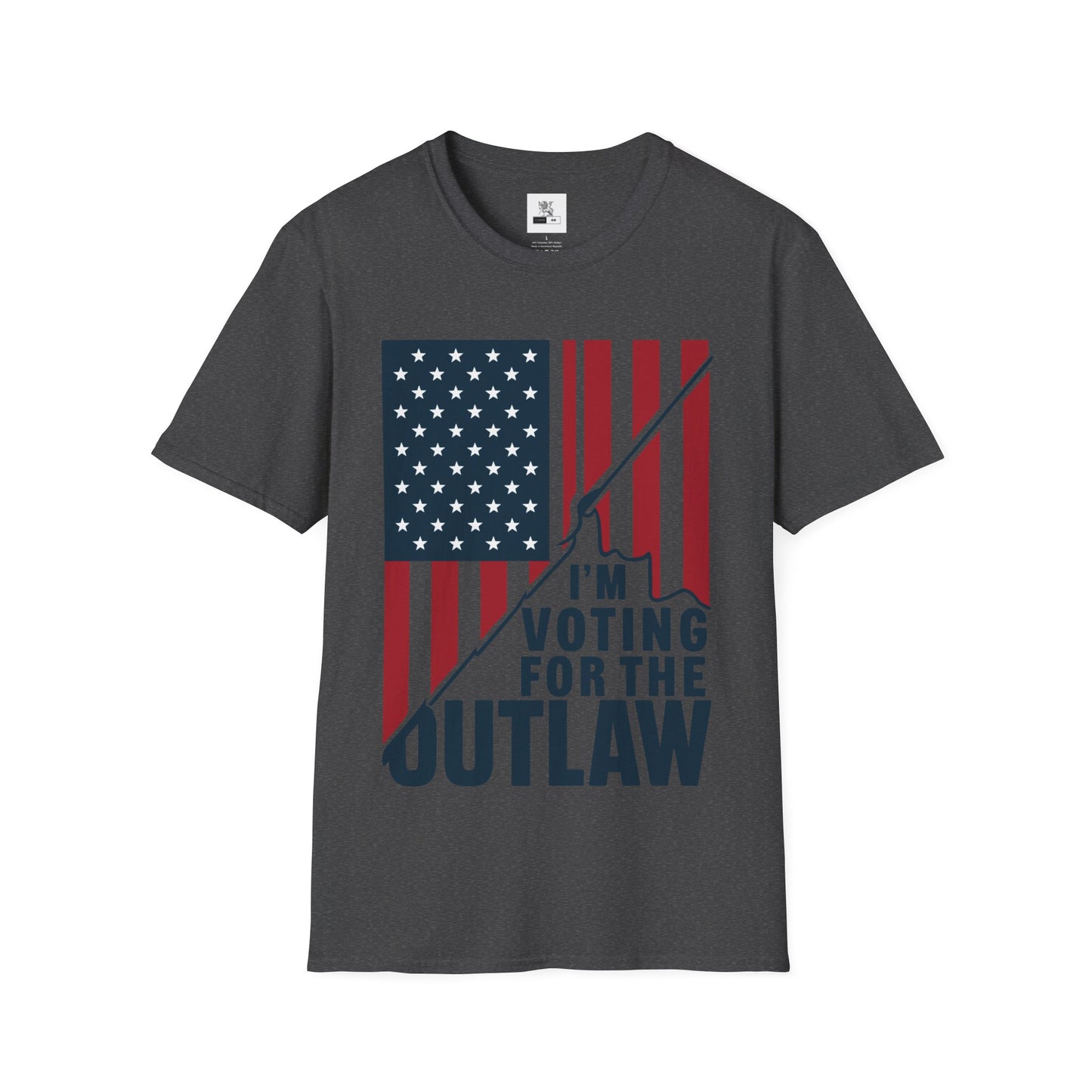 Trump Outlaw Shirt Trump 2024 MAGA t-shirt Donald Trump supporter Republican Political party T-shirt POTUS T-shirt Vote 45-47 Shirt Unisex Softstyle T-Shirt