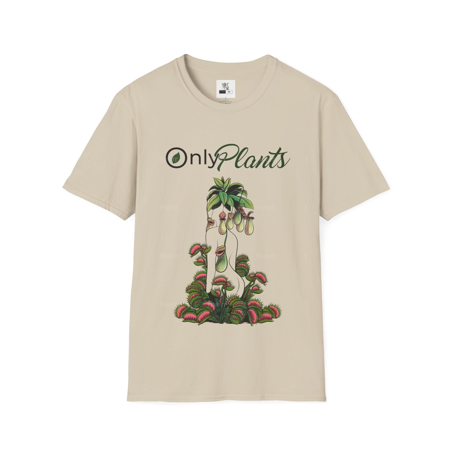 OnlyPlants Lightweight T-Shirt - A Must-Have for Every Plant Lover & Nepenthes Fanatic, Carnivorous Tee | Soft Breathable Cotton