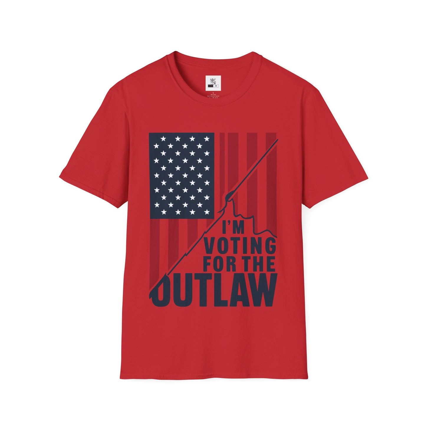 Trump Outlaw Shirt Trump 2024 MAGA t-shirt Donald Trump supporter Republican Political party T-shirt POTUS T-shirt Vote 45-47 Shirt Unisex Softstyle T-Shirt