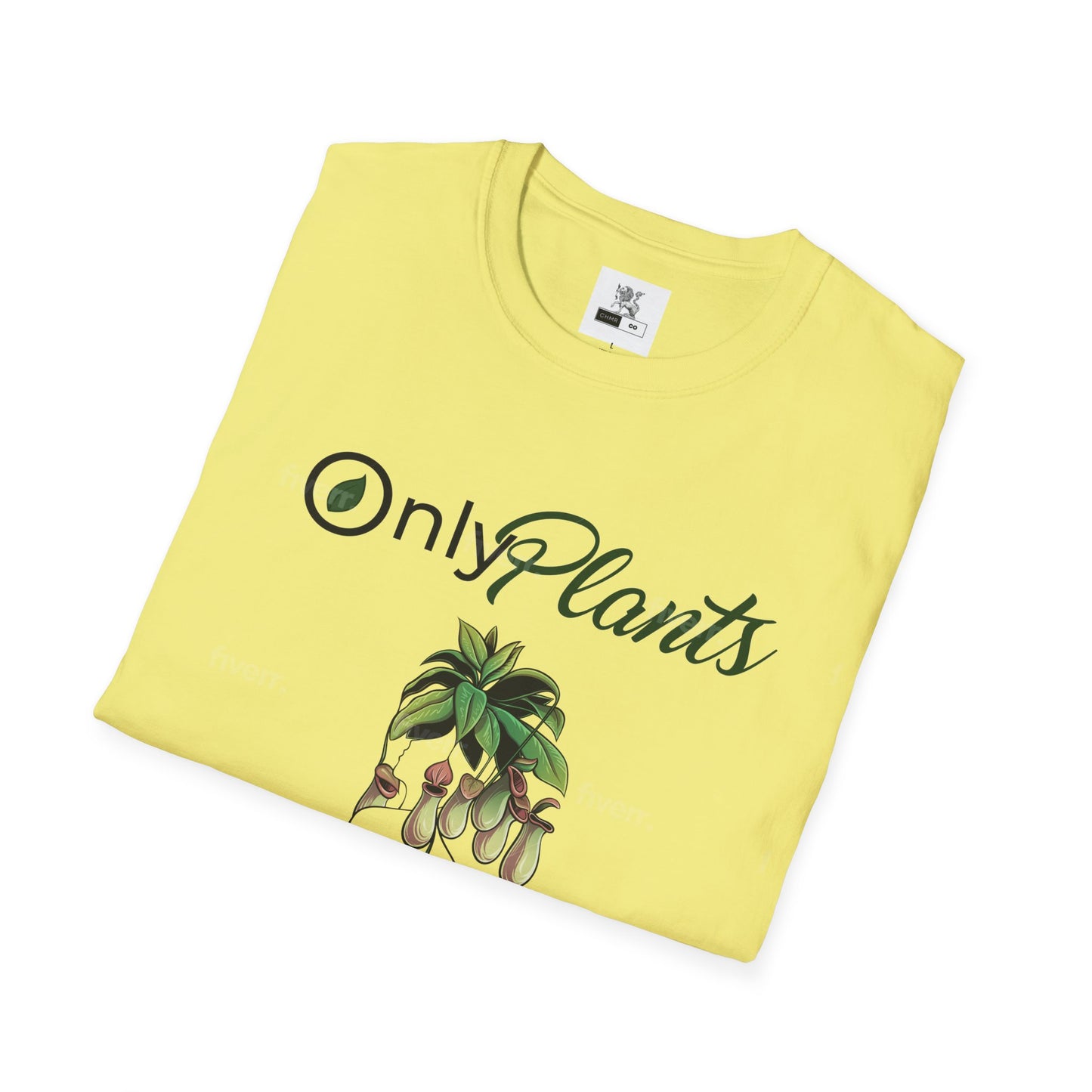 OnlyPlants Lightweight T-Shirt - A Must-Have for Every Plant Lover & Nepenthes Fanatic, Carnivorous Tee | Soft Breathable Cotton