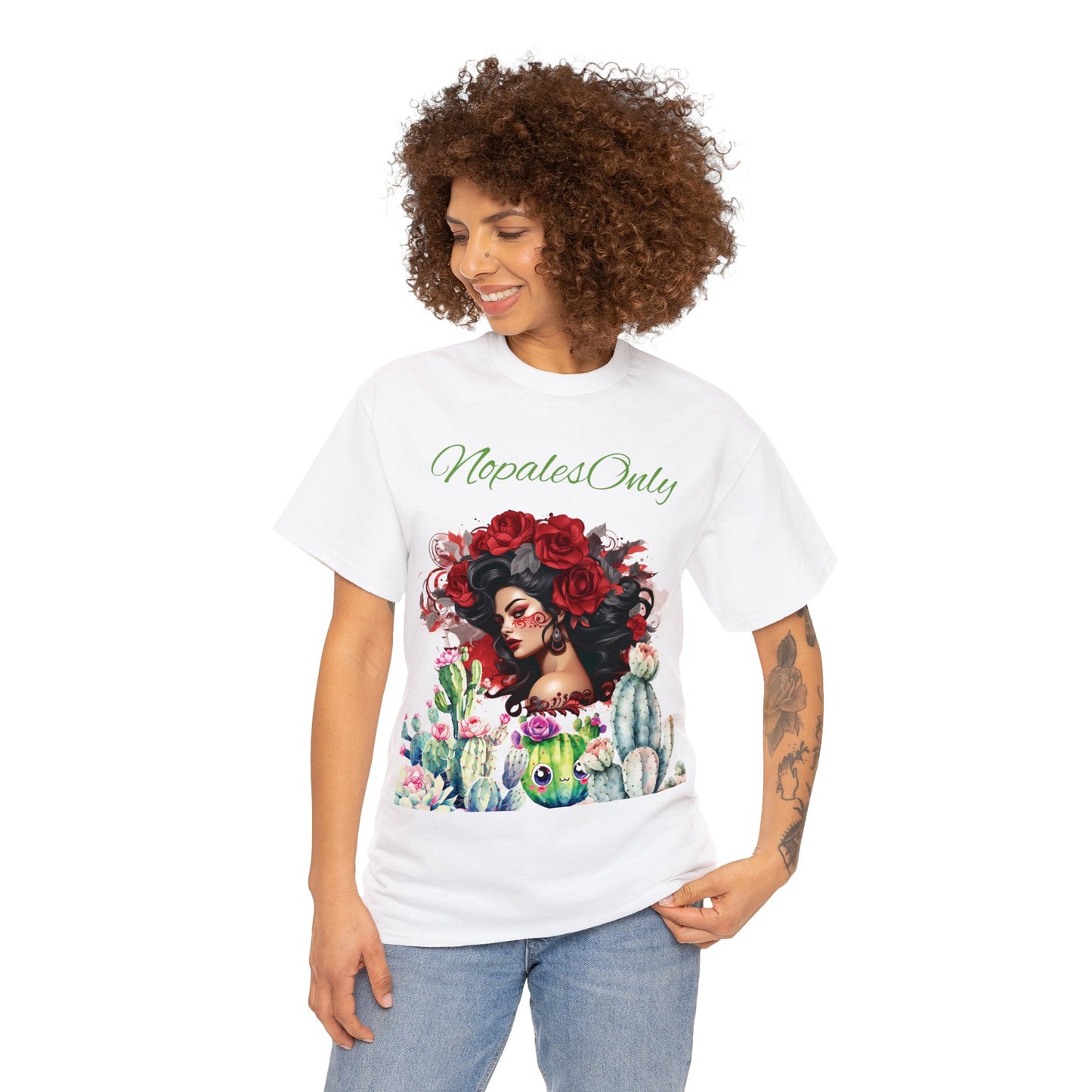 NopalesOnly Tee Mexican pride theme | Soft Breathable Cotton