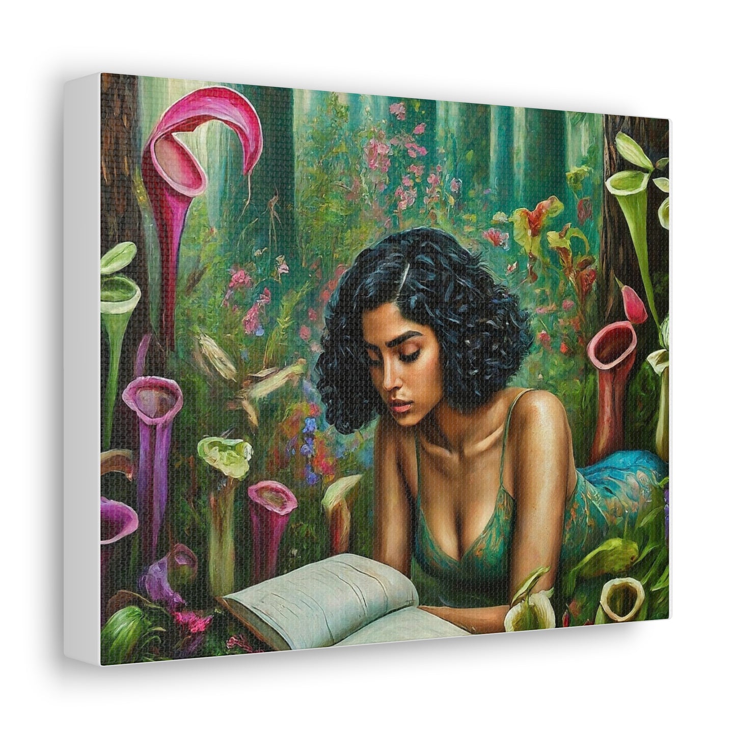 Moss goddess canvas