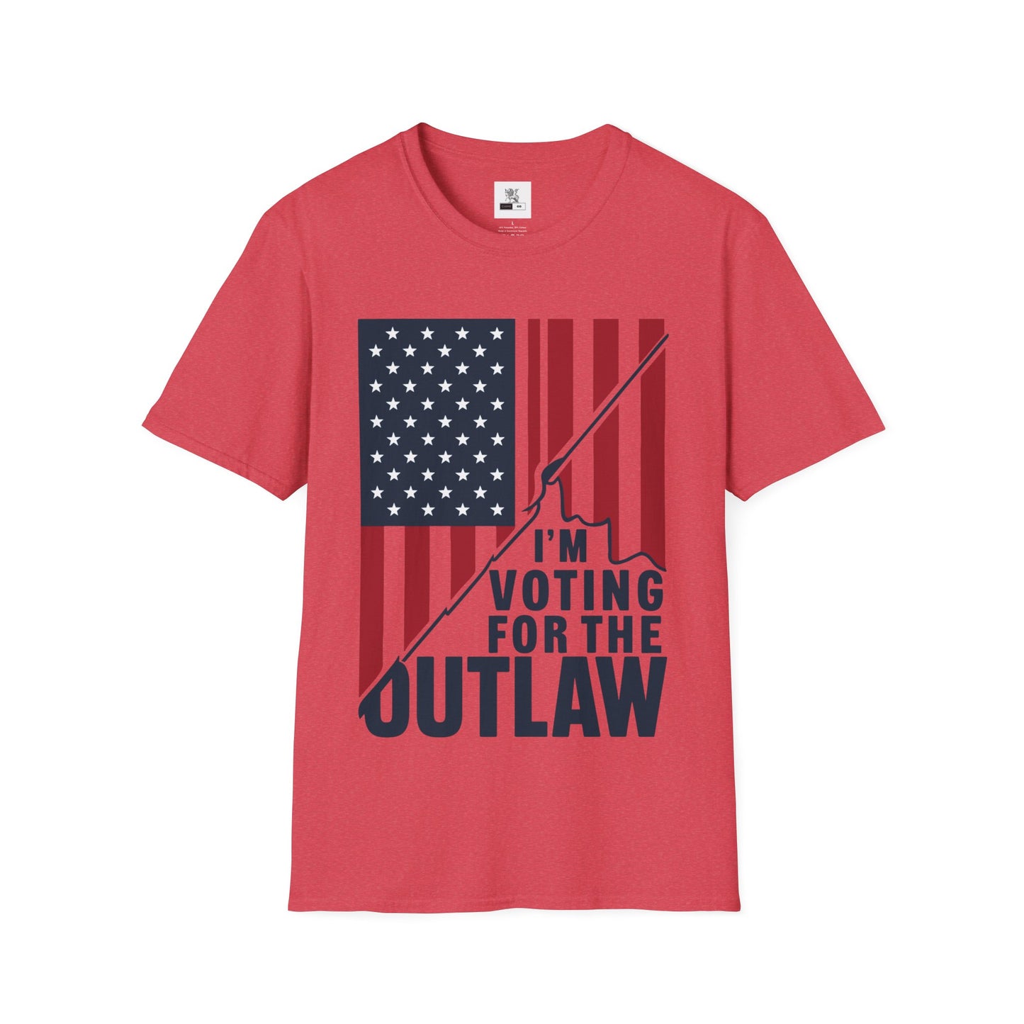 Trump Outlaw Shirt Trump 2024 MAGA t-shirt Donald Trump supporter Republican Political party T-shirt POTUS T-shirt Vote 45-47 Shirt Unisex Softstyle T-Shirt