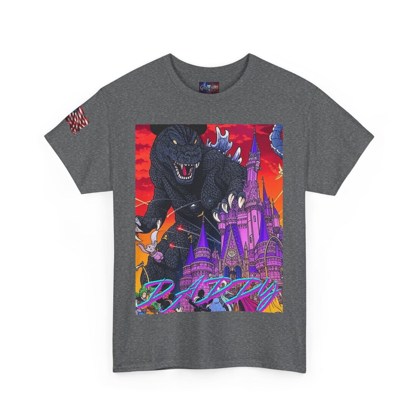 Retro Godzilla Unisex Tee, Vintage Monster Shirt, Magical Kingdom Tshirt, Cool Japanese Kaiju Top, Godzilla Lover Gift