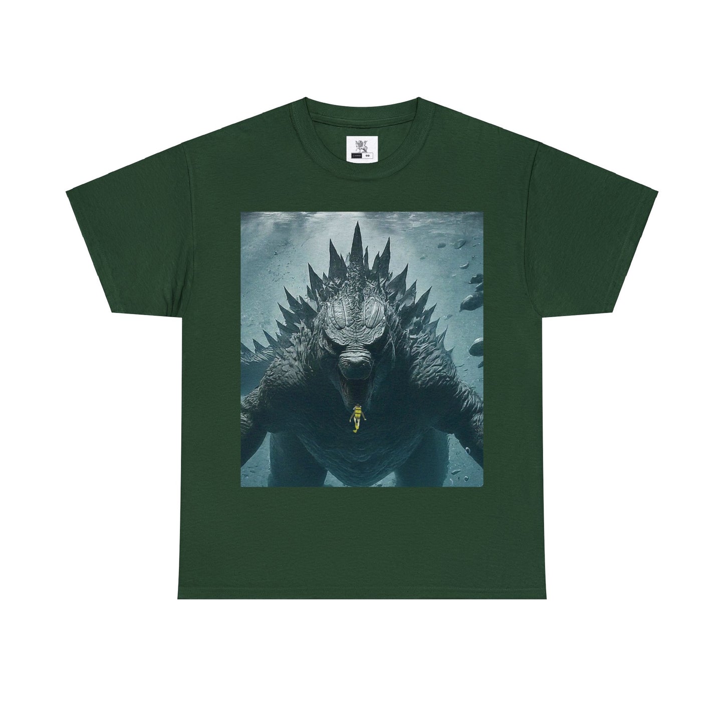 Godzilla deep sea close encounter: Unisex Heavy Cotton Tee