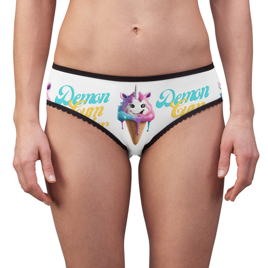 Women's Demon Cum Eater Briefs (AOP)