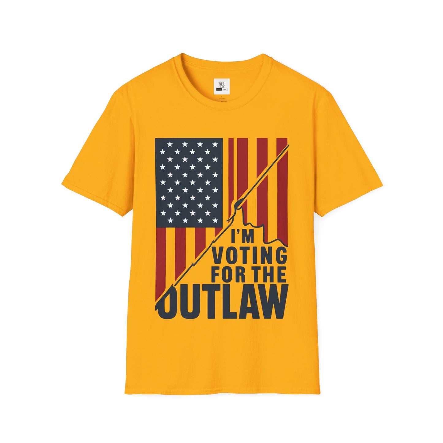 Trump Outlaw Shirt Trump 2024 MAGA t-shirt Donald Trump supporter Republican Political party T-shirt POTUS T-shirt Vote 45-47 Shirt Unisex Softstyle T-Shirt