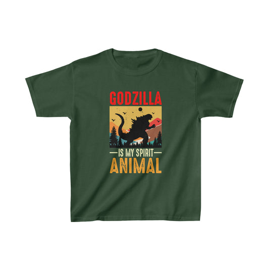 Kids Godzilla is My Spirit Animal custom Tee, Godzilla fans, Scifi fans, Godzilla t-shirt,Spirit animal t-shirt,Japanese t-shirt,Monster