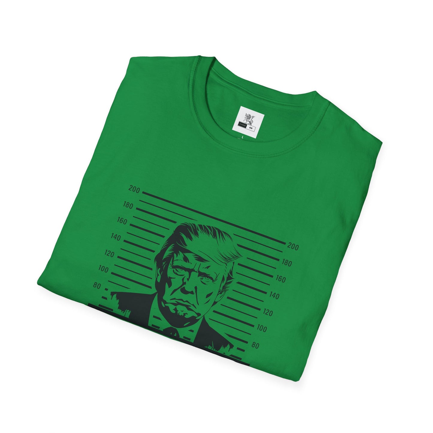 Politcal T-shirt, Donald Trump Shirt, Trump Mugshot Tee, Trump Legend Shirt, Trump's Mug Shot, Unisex Softstyle T-Shirt