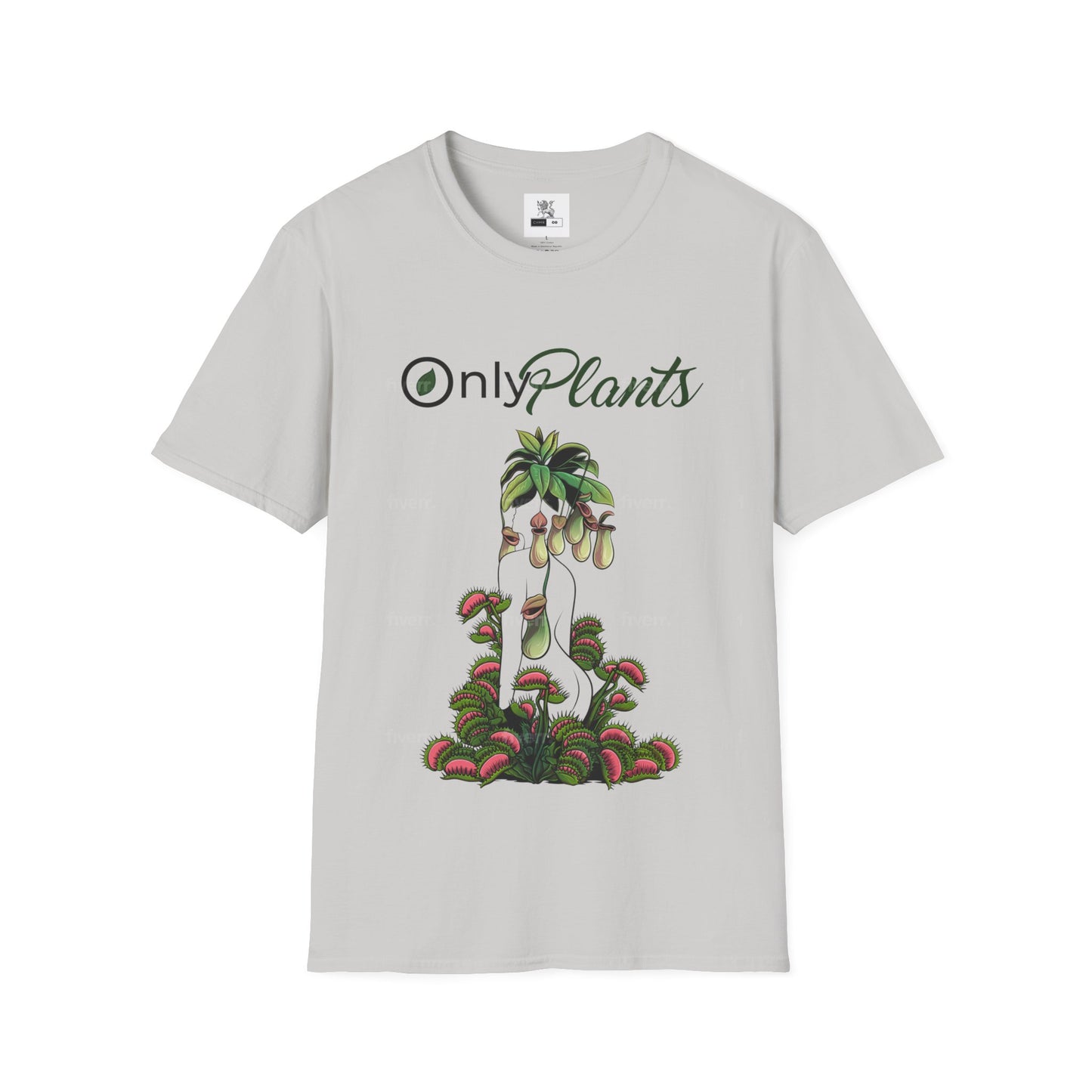 OnlyPlants Lightweight T-Shirt - A Must-Have for Every Plant Lover & Nepenthes Fanatic, Carnivorous Tee | Soft Breathable Cotton