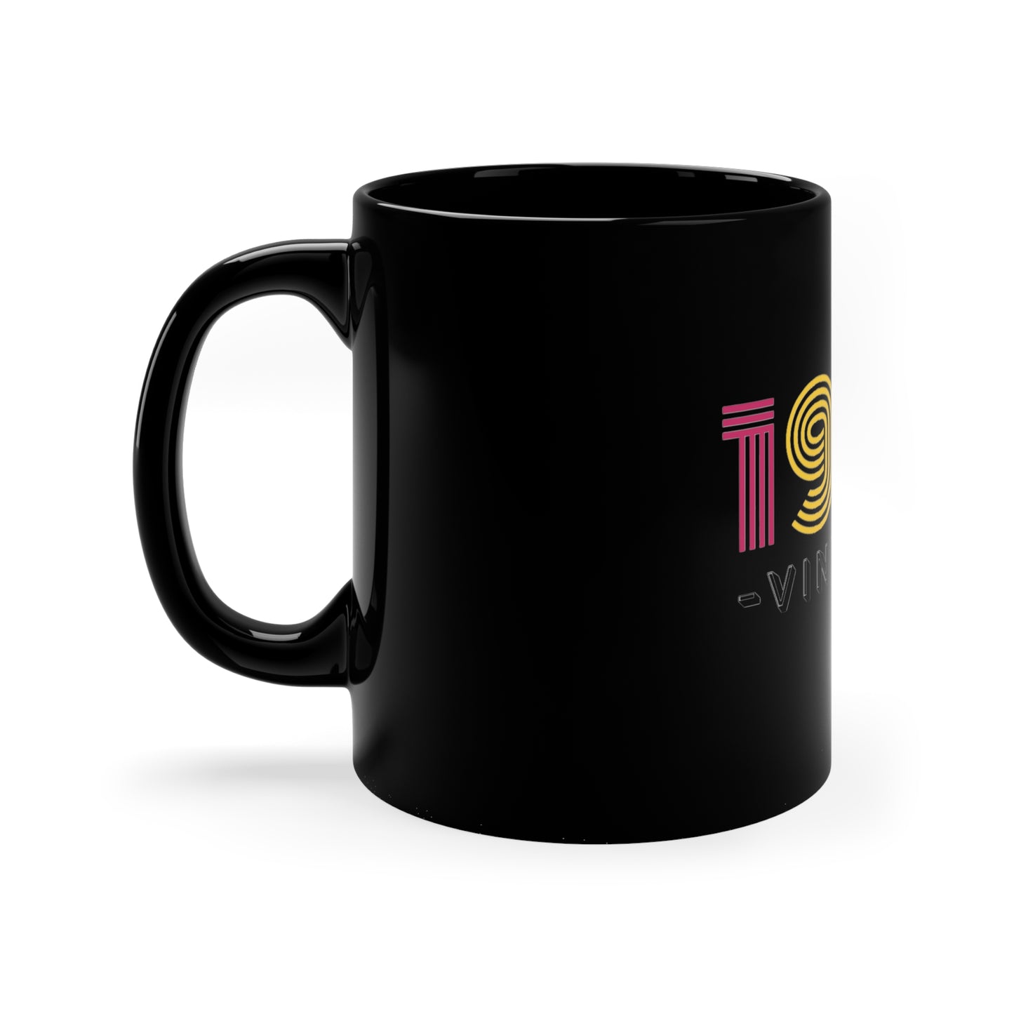 1983 vintage 11oz Black Mug