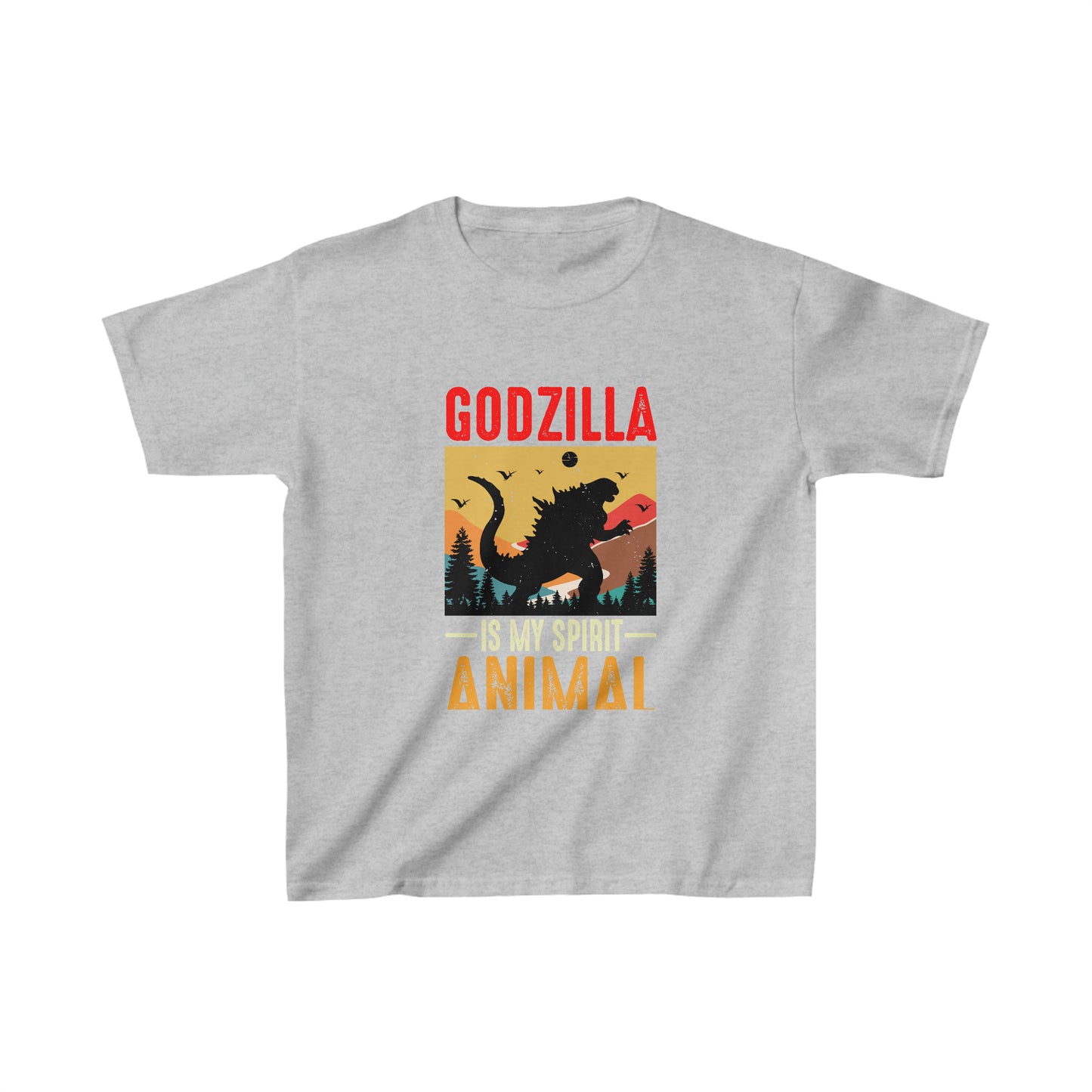 Kids Godzilla is My Spirit Animal custom Tee, Godzilla fans, Scifi fans, Godzilla t-shirt,Spirit animal t-shirt,Japanese t-shirt,Monster