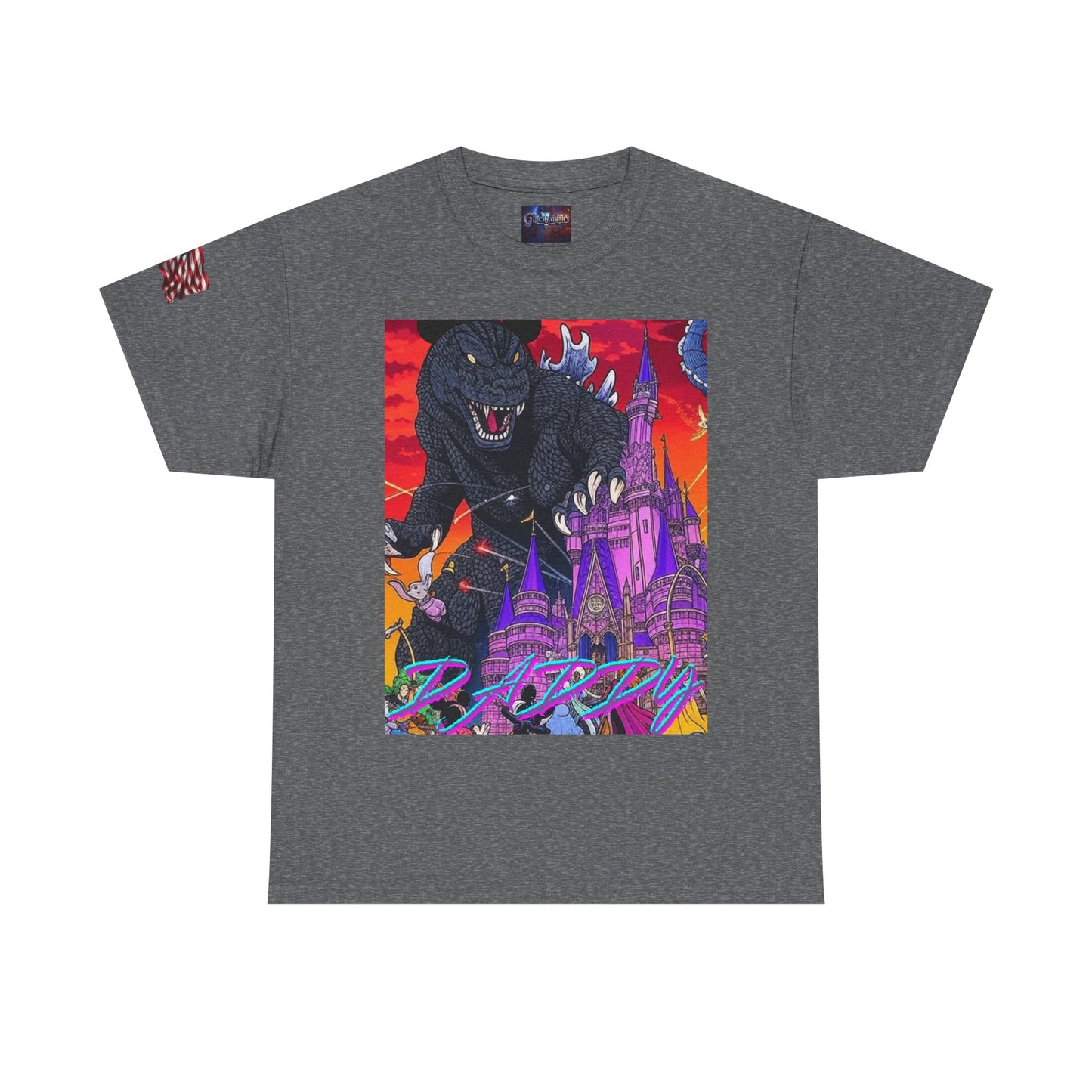 Retro Godzilla Unisex Tee, Vintage Monster Shirt, Magical Kingdom Tshirt, Cool Japanese Kaiju Top, Godzilla Lover Gift