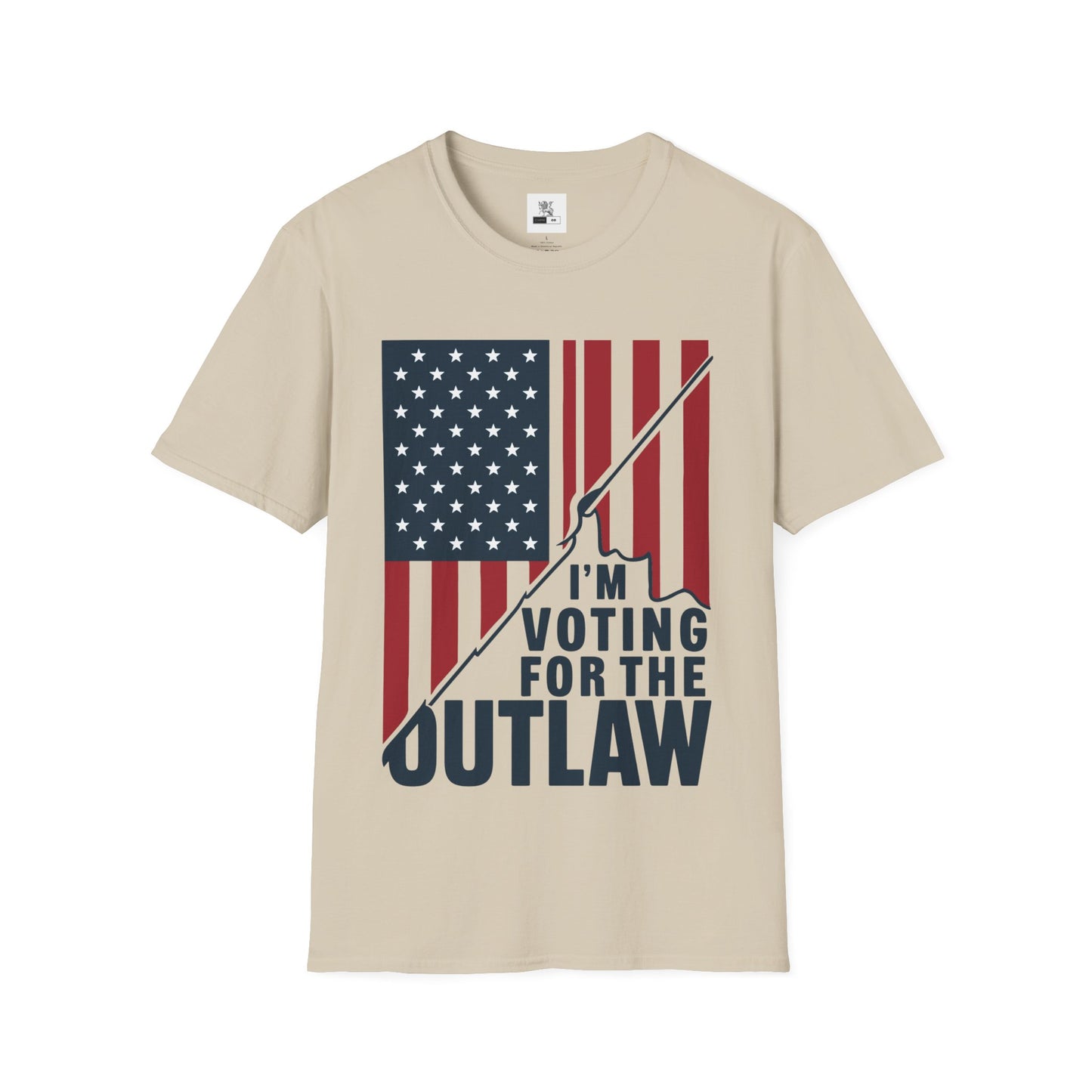 Trump Outlaw Shirt Trump 2024 MAGA t-shirt Donald Trump supporter Republican Political party T-shirt POTUS T-shirt Vote 45-47 Shirt Unisex Softstyle T-Shirt