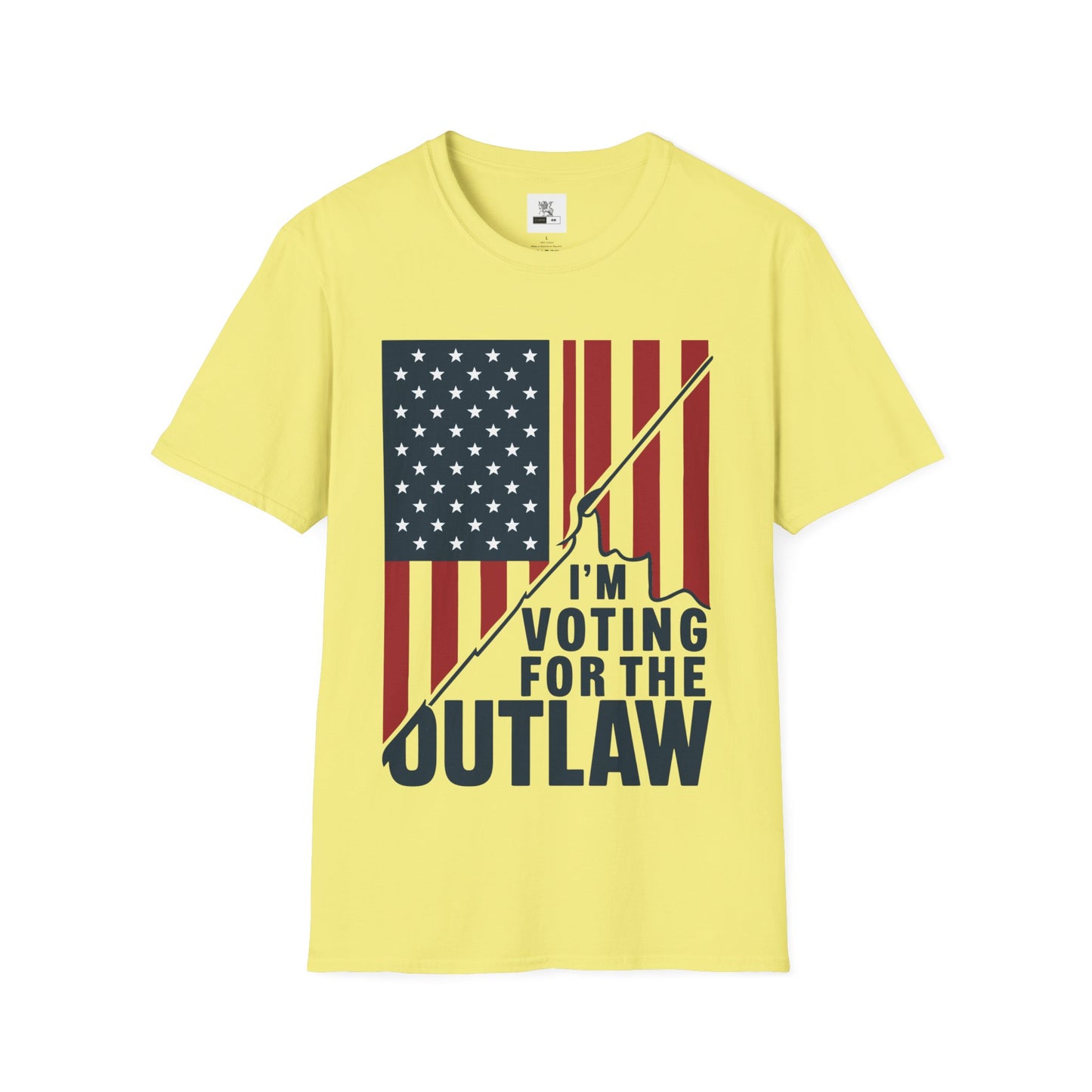 Trump Outlaw Shirt Trump 2024 MAGA t-shirt Donald Trump supporter Republican Political party T-shirt POTUS T-shirt Vote 45-47 Shirt Unisex Softstyle T-Shirt