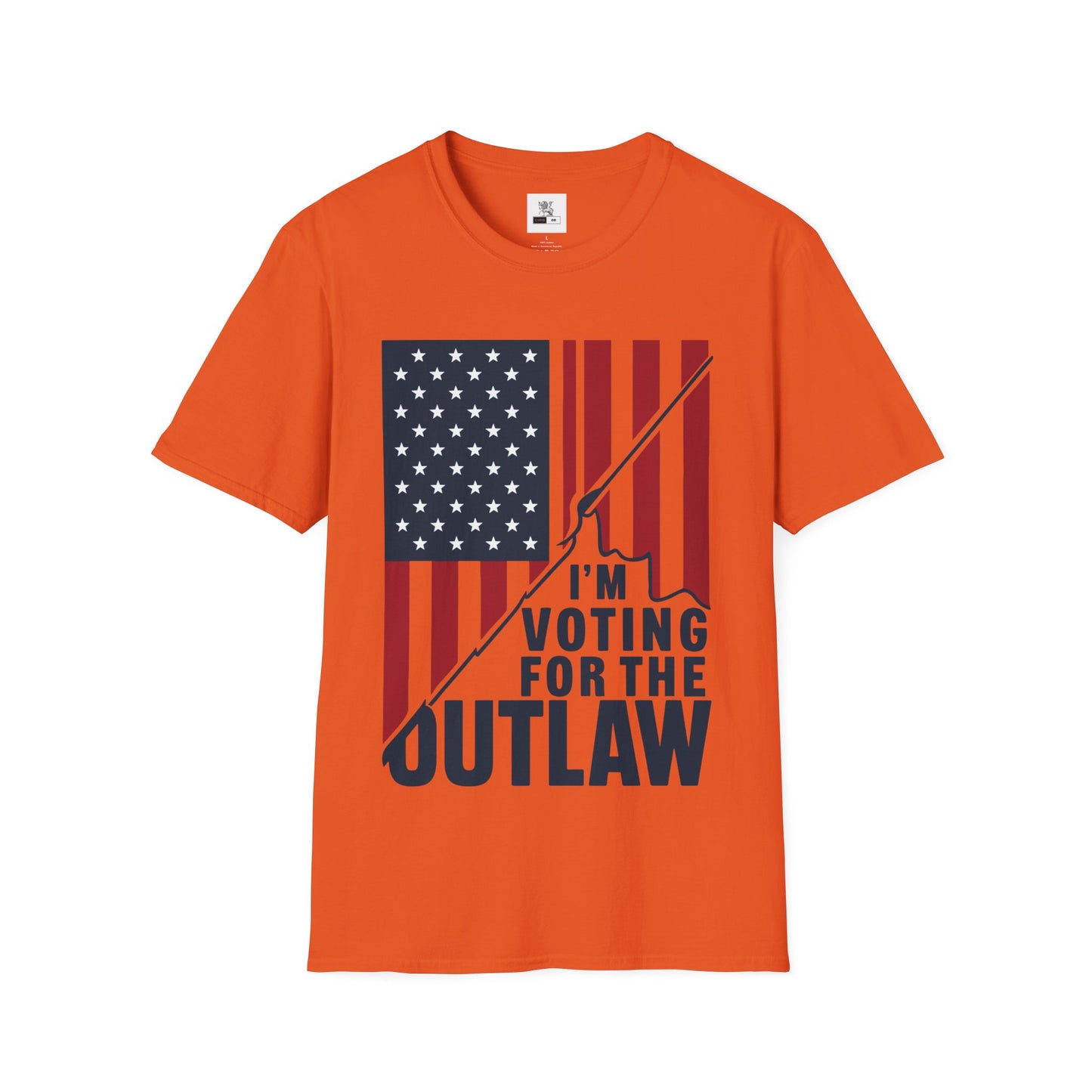 Trump Outlaw Shirt Trump 2024 MAGA t-shirt Donald Trump supporter Republican Political party T-shirt POTUS T-shirt Vote 45-47 Shirt Unisex Softstyle T-Shirt