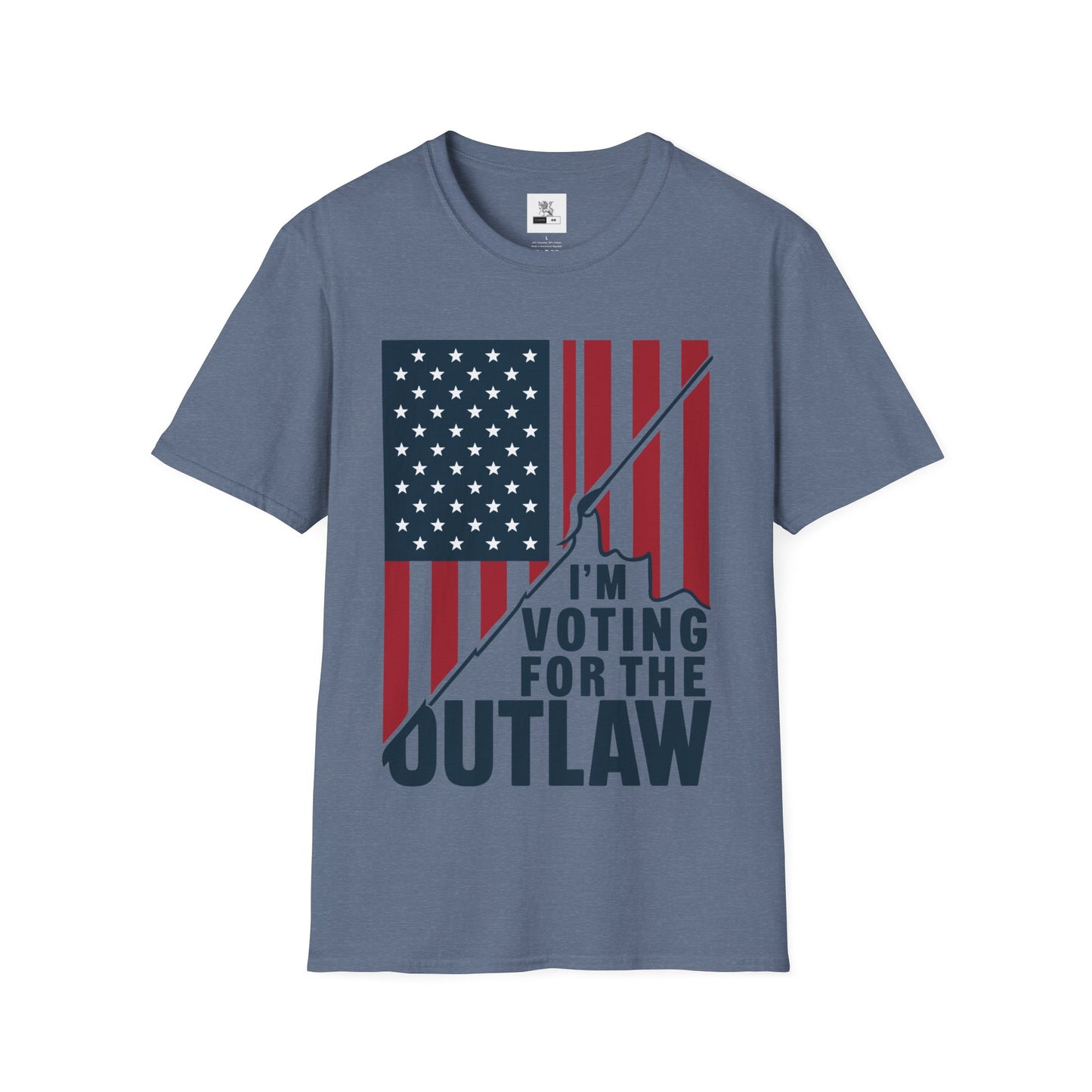 Trump Outlaw Shirt Trump 2024 MAGA t-shirt Donald Trump supporter Republican Political party T-shirt POTUS T-shirt Vote 45-47 Shirt Unisex Softstyle T-Shirt