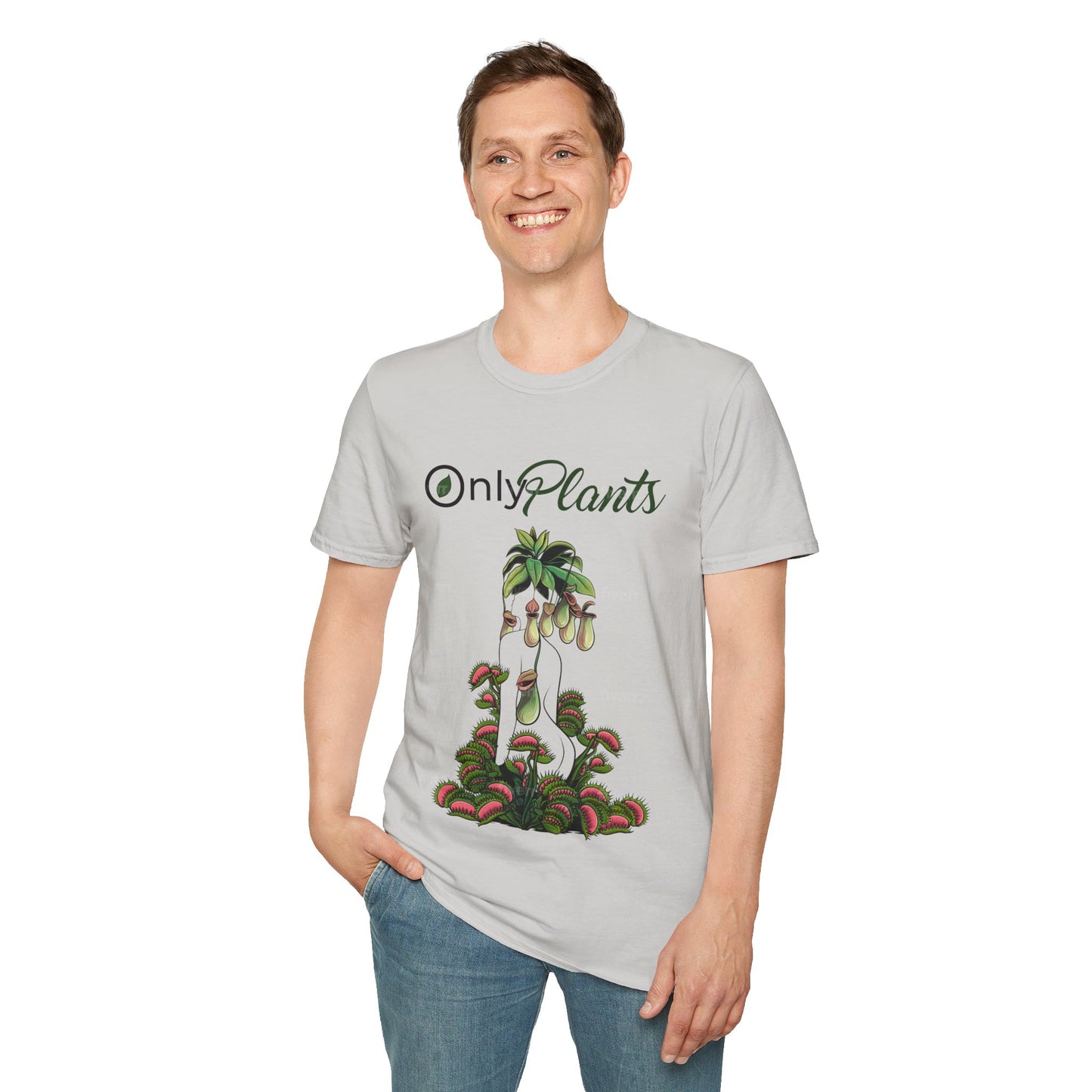 OnlyPlants Lightweight T-Shirt - A Must-Have for Every Plant Lover & Nepenthes Fanatic, Carnivorous Tee | Soft Breathable Cotton