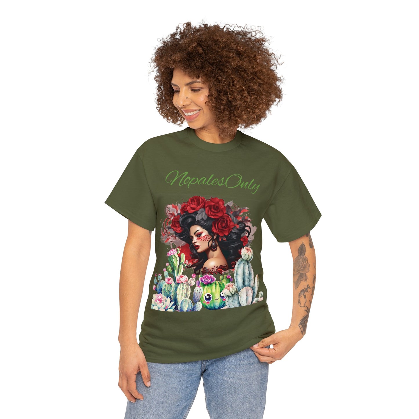 NopalesOnly Tee Mexican pride theme | Soft Breathable Cotton