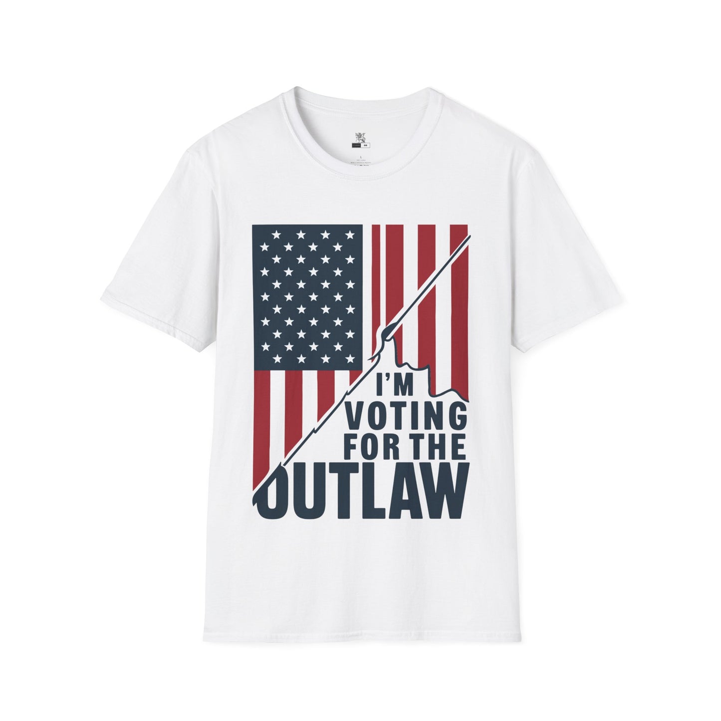 Trump Outlaw Shirt Trump 2024 MAGA t-shirt Donald Trump supporter Republican Political party T-shirt POTUS T-shirt Vote 45-47 Shirt Unisex Softstyle T-Shirt