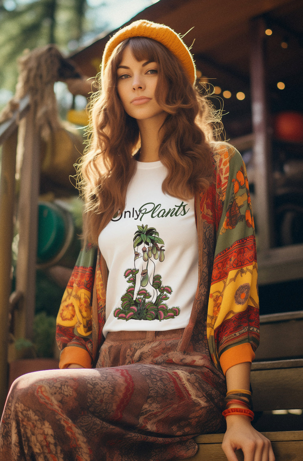 OnlyPlants Lightweight T-Shirt - A Must-Have for Every Plant Lover & Nepenthes Fanatic, Carnivorous Tee | Soft Breathable Cotton